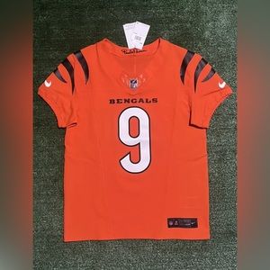 Authentic Joe Burrow Cincinnati Bengals Orange Nike Vapor FUSE Elite Jersey 40
